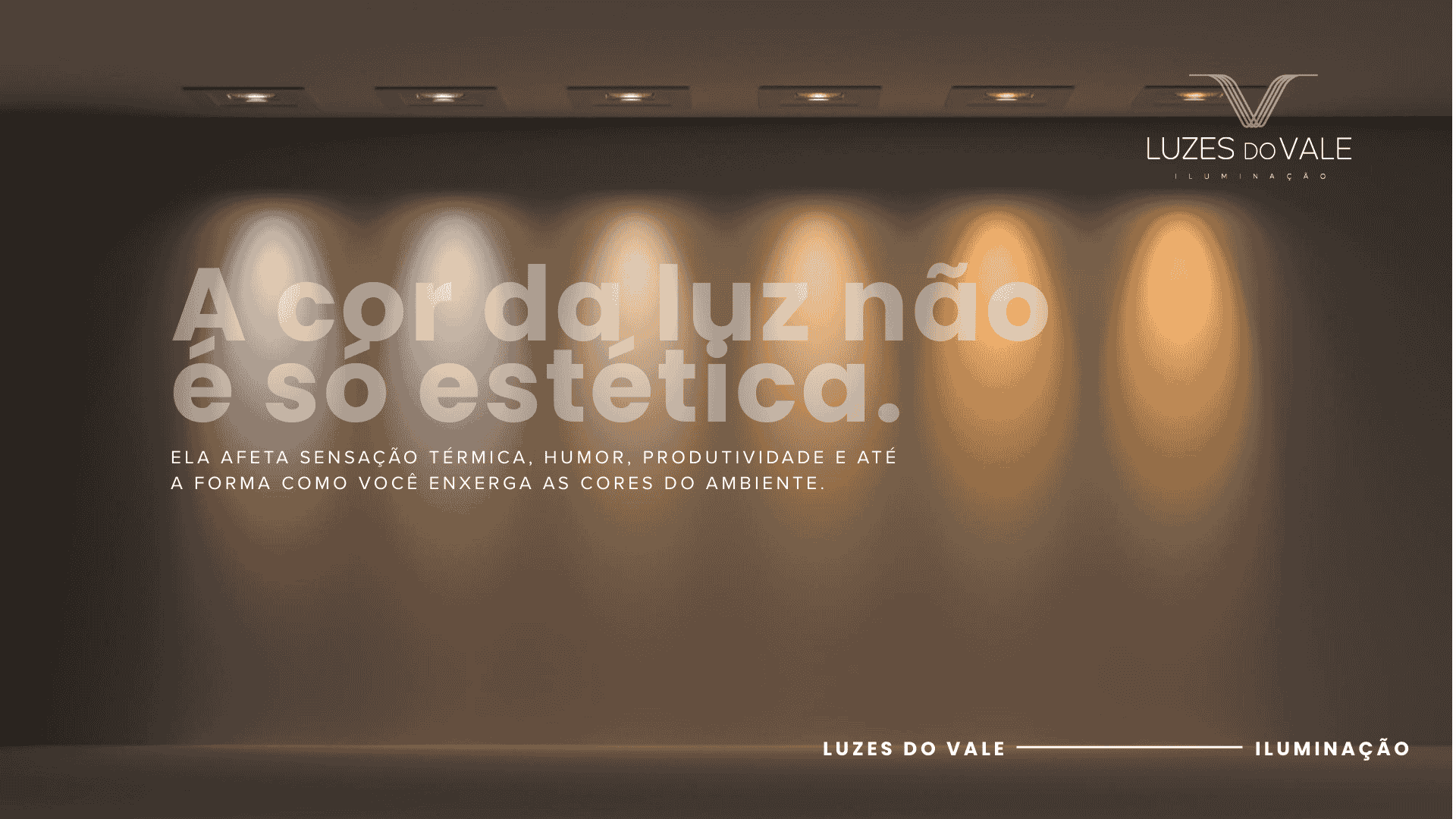 luz quente luz neutra luz fria