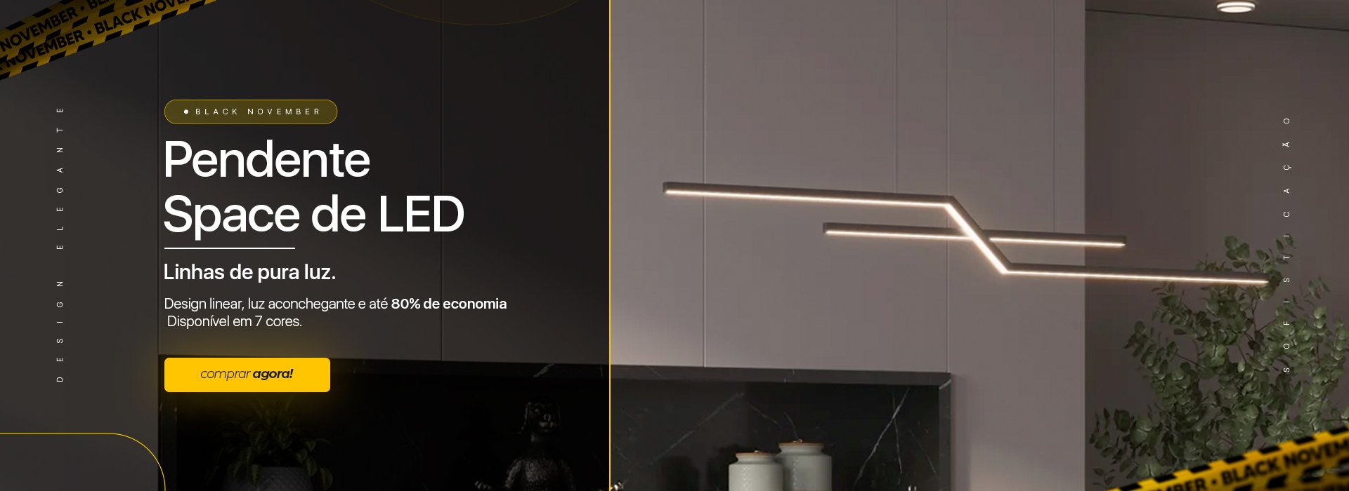 desktop pendente space de led